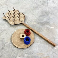 Напольная игра из дерева Кольцеброс XL