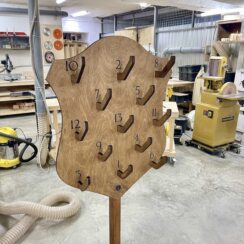 Напольная игра из дерева Кольцеброс XL