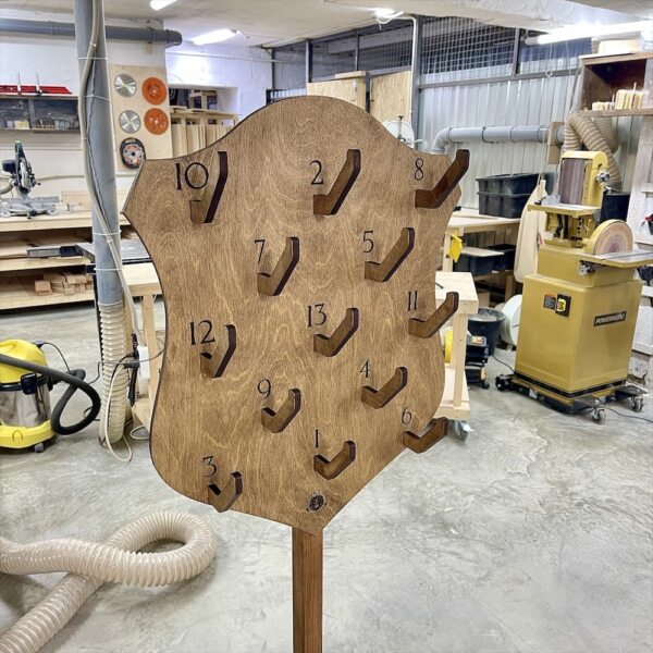 Напольная игра из дерева Кольцеброс XL