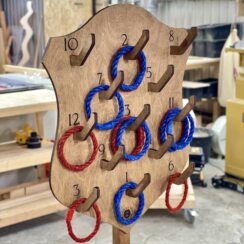 Напольная игра из дерева «Кольцеброс» XL