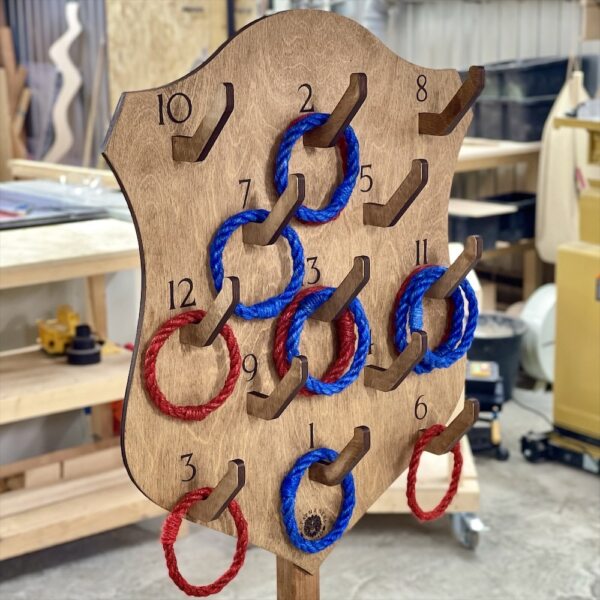 Напольная игра из дерева Кольцеброс XL