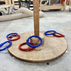 Напольная игра из дерева «Кольцеброс» XL