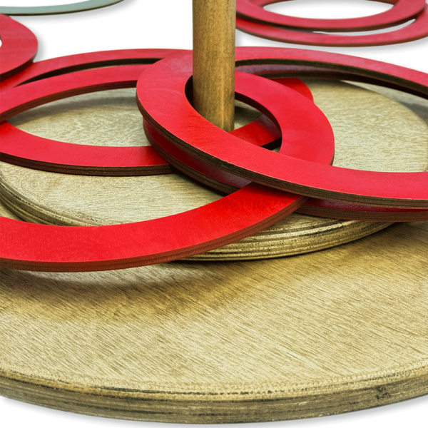 Настольная игра из дерева «Кольцебросы» М