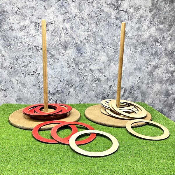 Настольная игра из дерева Кольцебросы М