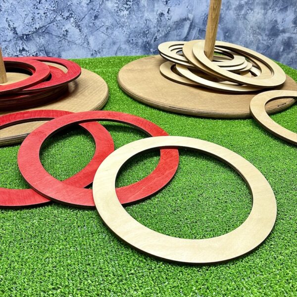 Настольная игра из дерева Кольцебросы М