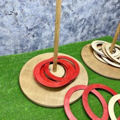 Настольная игра из дерева Кольцебросы М