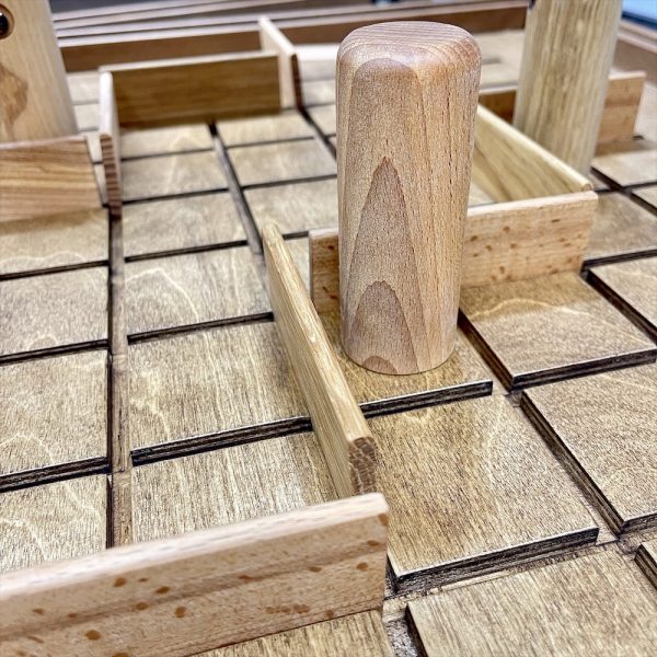 Настольная игра из дерева Балансир и Коридор 2 в 1
