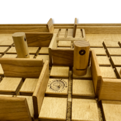 Настольная игра из дерева «Балансир и Коридор» 2 в 1