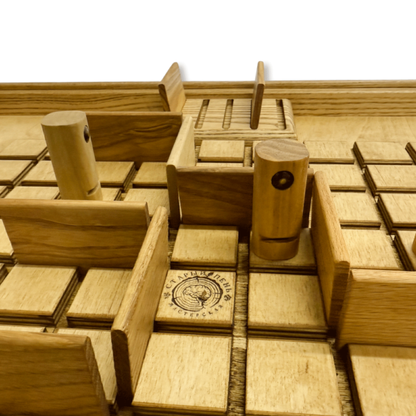 Настольная игра из дерева «Балансир и Коридор» 2 в 1