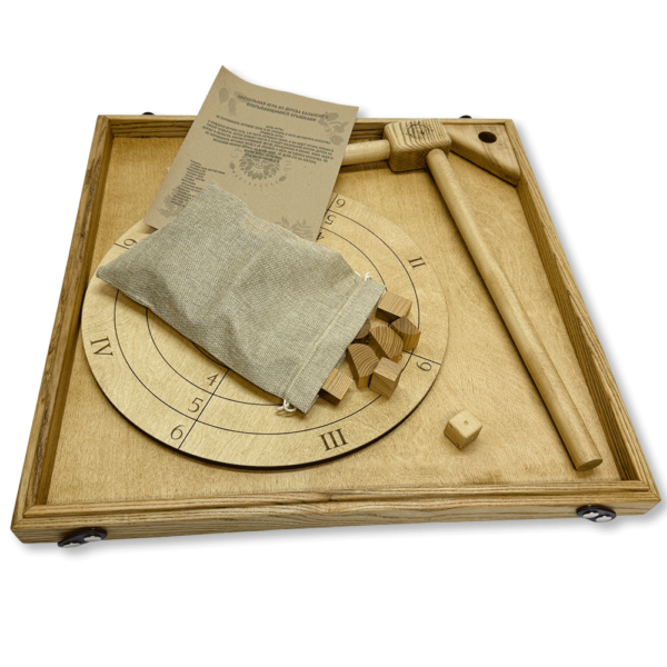 Настольная игра из дерева «Балансир и Коридор» 2 в 1