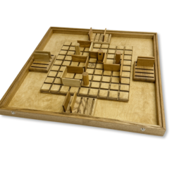 Настольная игра из дерева «Балансир и Коридор» 2 в 1