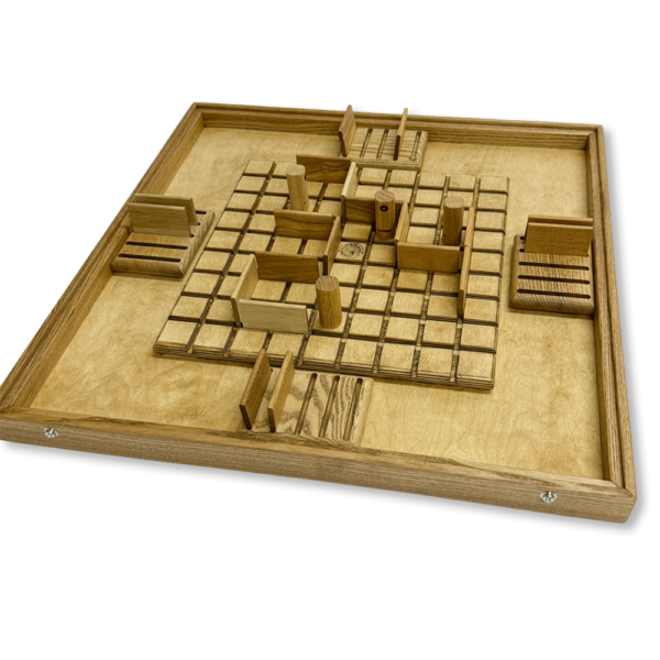 Настольная игра из дерева «Балансир и Коридор» 2 в 1