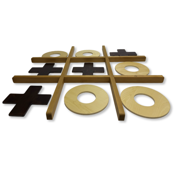 Напольная игра из дерева «Крестики-нолики» XL