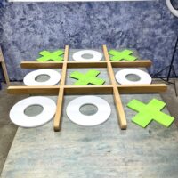 Настольная игра из дерева Крестики-нолики XL