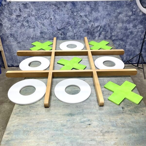 Настольная игра из дерева Крестики- Нолики Настольная игра из дерева Крестики- Нолики