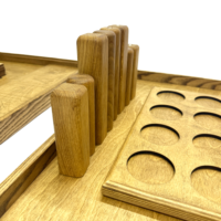 Настольная игра из дерева «Кварто и Карты Форт Боярд» M 2 в 1