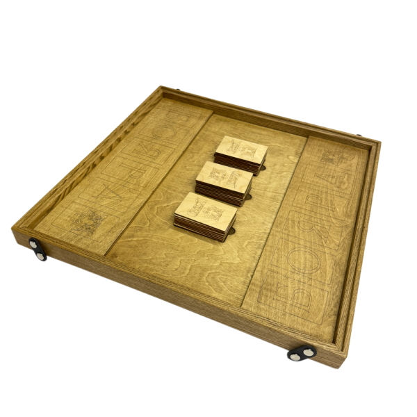 Настольная игра из дерева Кварто и Карты Форт Боярд M 2 в 1
