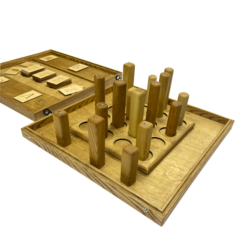 Настольная игра из дерева Кварто и Карты Форт Боярд M 2 в 1