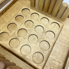 Настольная игра из дерева «Кварто и Карты Форт Боярд» M 2 в 1