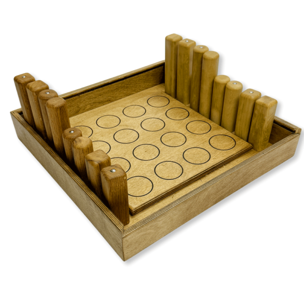 Настольная игра из дерева «Кварто»  в пенале Лайт