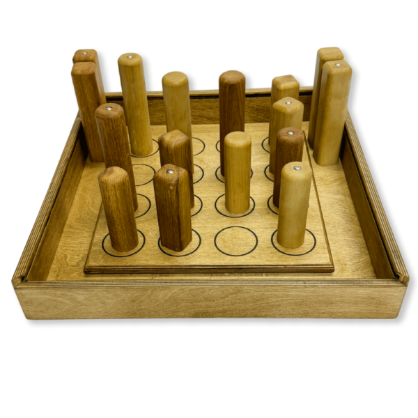 Настольная игра из дерева «Кварто»  в пенале Лайт