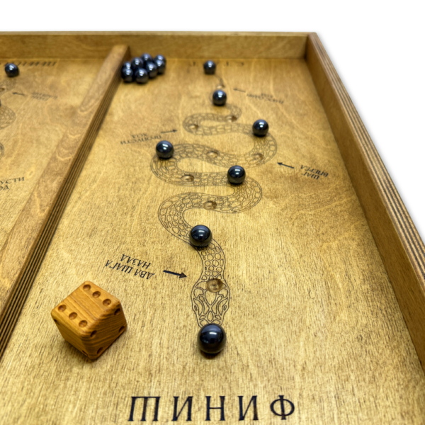 Настольная игра из дерева «Магнитная змейка» Лайт