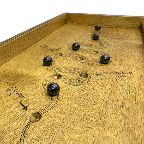 Настольная игра из дерева «Магнитная змейка» Лайт