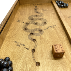 Деревянная игра магнитная змейка в пенале Лайт