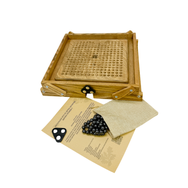 Настольная игра из дерева «Магнитные шарики» S