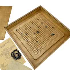 Деревянная игра из дерева Магнитные шарики в пенале Лайт