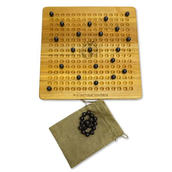 Настольная игра из дерева «Магнитные шарики» XS
