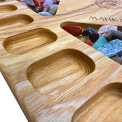 Настольная игра из дерева «Манкала (Калах)» до 4 игроков XS