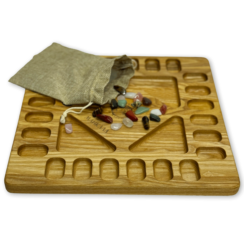 Настольная игра из дерева «Манкала (Калах)» до 4 игроков XS