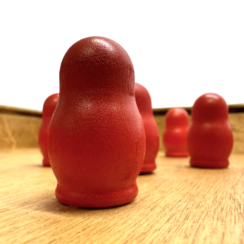 Деревянная игра Матрешки в пенале Лайт