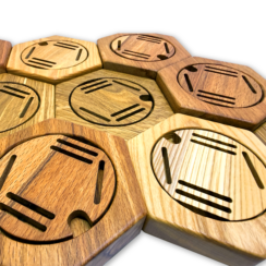 Медальницы из дерева (комплект из 5 шт.)