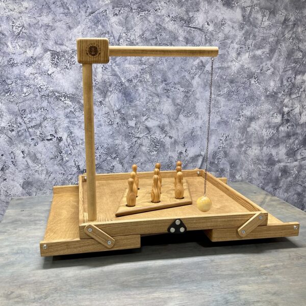 Настольная игра из дерева  Мини-боулинг Премиум M
