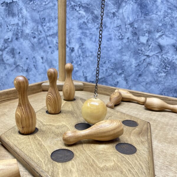 Настольная игра из дерева  Мини-боулинг Премиум M