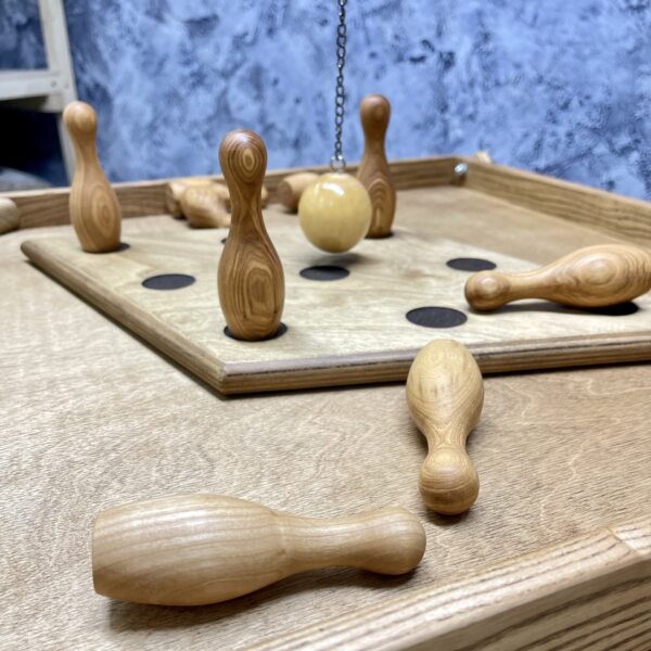 Настольная игра из дерева  Мини-боулинг Премиум M