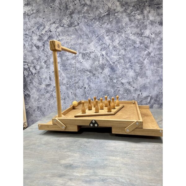 Настольная игра из дерева  Мини-боулинг Премиум M