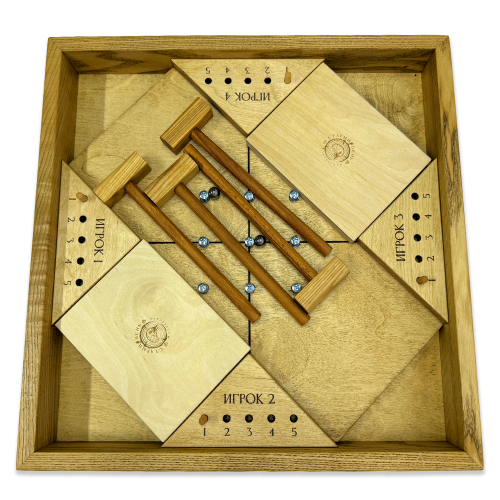 Настольная игра из дерева «Молотки» М