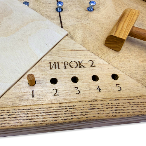 Настольная игра из дерева «Молотки» М