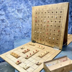 Настольная игра из дерева Морской бой XL