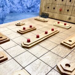 Настольная игра из дерева Морской бой XL