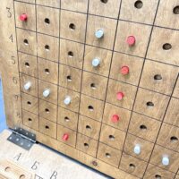 Настольная игра из дерева «Морской бой» XL