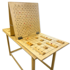 Настольная игра из дерева «Морской бой» XL