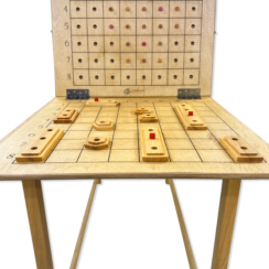 Настольная игра из дерева «Морской бой» XL