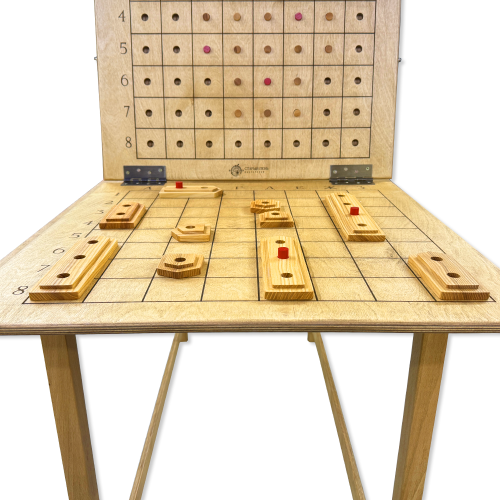 Настольная игра из дерева «Морской бой» XL