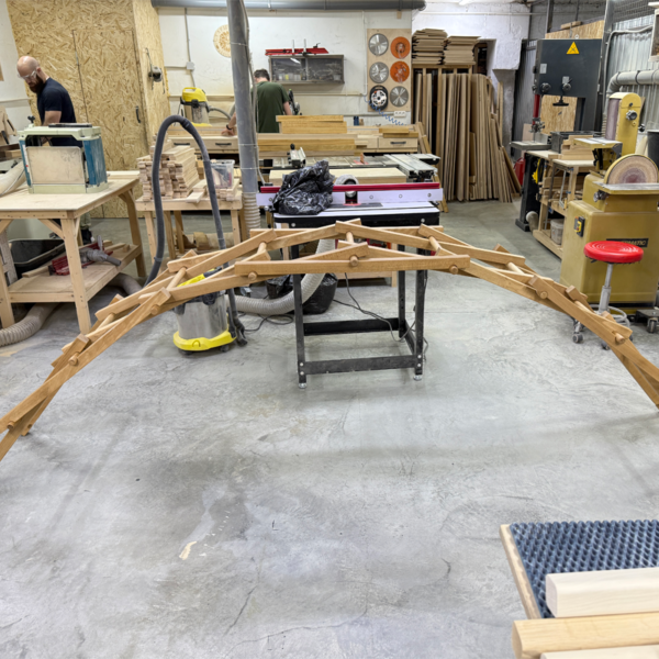 Деревянная  головоломка «Мост да Винчи» XL