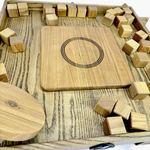 Настольная игра из дерева «Балансирующая Полусфера» Премиум M