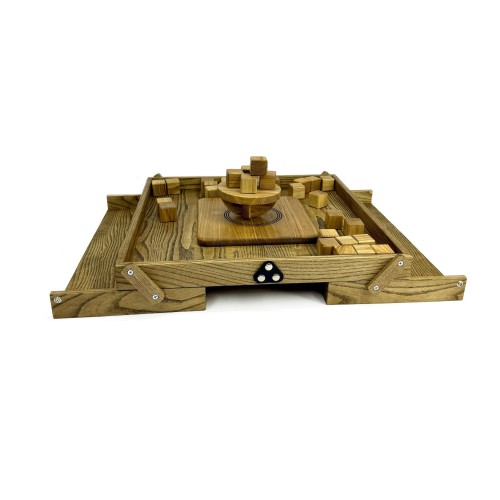 Настольная игра из дерева «Балансирующая Полусфера» Премиум M